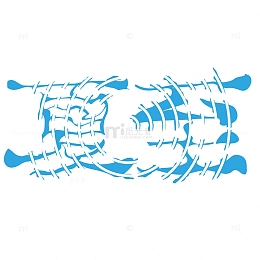 夏至水波纹效果艺术字素材