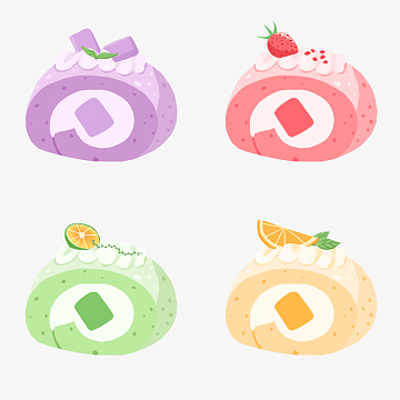 夏季美味蛋糕卷