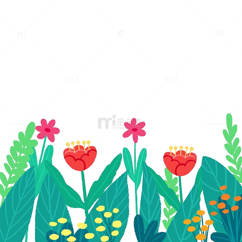 植物和花朵元素