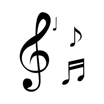 手绘音符标志