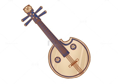 aipng6款音乐主题矢量素材png乐器壁纸矢量blendpng3d乐器卡通琵琶png