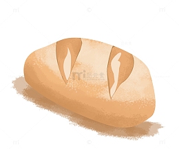 烘焙面包糕点卡通手绘元素