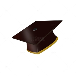 毕业季学士帽
