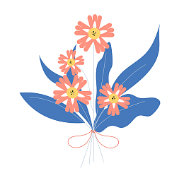 小清新七夕教师节花束礼物
