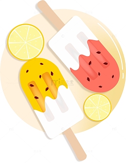 小暑大暑凉爽冰棒
