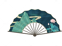 国潮扇子折扇