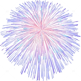 紫色绚丽灿烂烟花