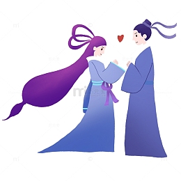 牛郎织女七夕节鹊桥相会