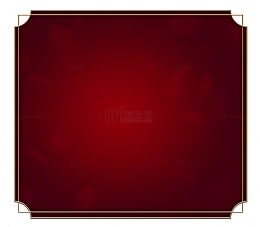 深红色古风游戏边框