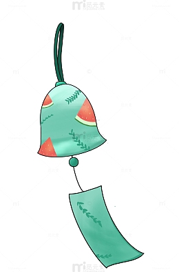 风铃 大暑 夏天 西瓜