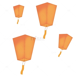 七夕孔明灯许愿