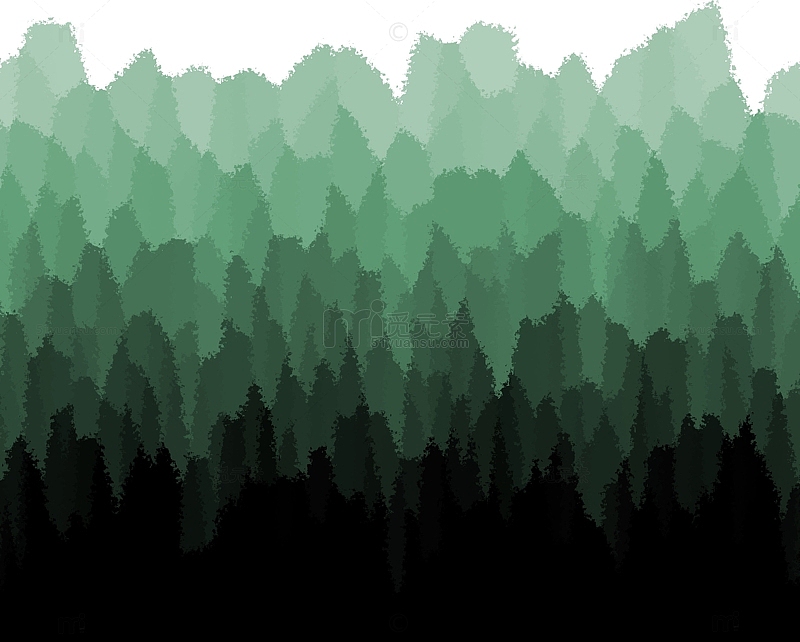 滤镜自制茂密树林