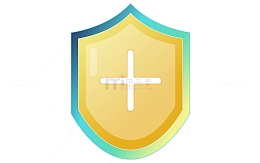 健康安全卫士护卫盾牌