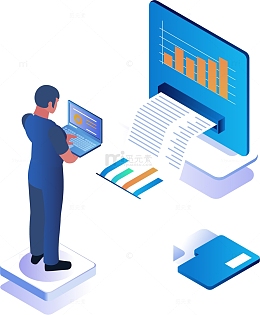 电脑科技信息数据分析大数据统计表