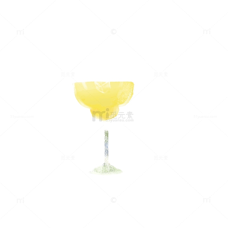 黄色小清新柠檬水大暑夏季饮品饮料酒水