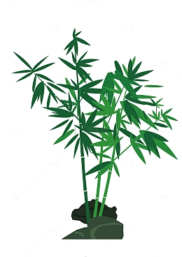 中国风梅兰竹子手绘