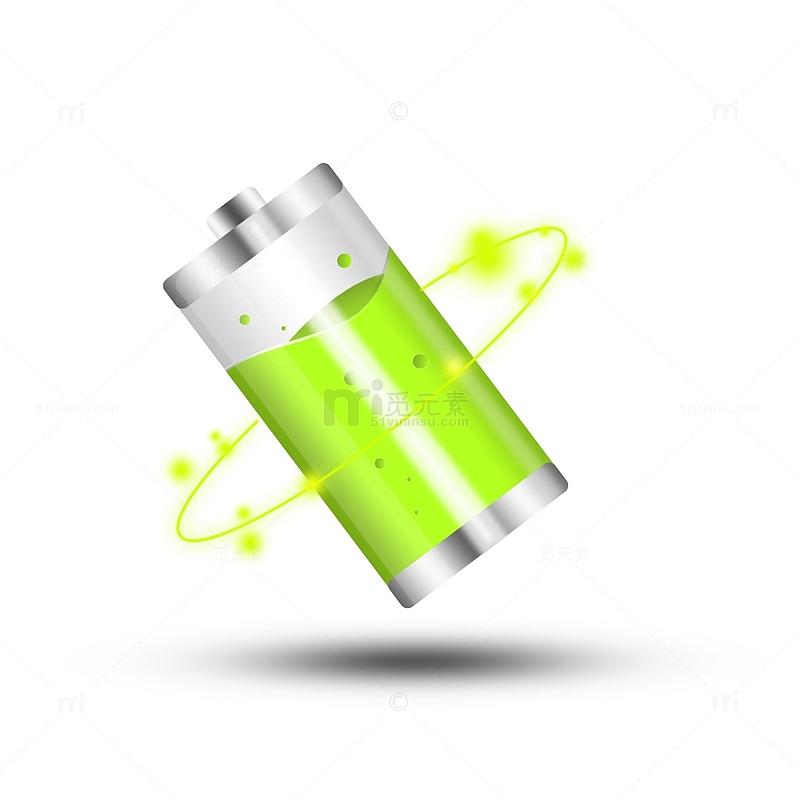 绿色环保能量电池电量分层PSD