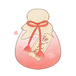 中秋节水彩风酒坛桃花酿饮品