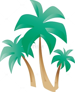 夏日小清新鼠绘树