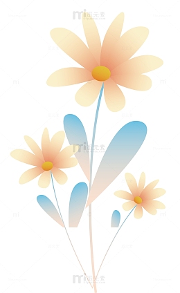 小清新手绘花朵