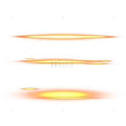 金色光晕特效组合元素