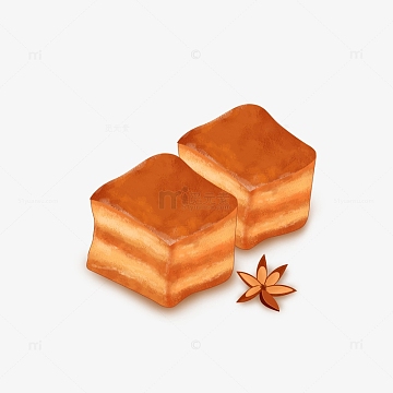 卡通黄色bannerpsdjpg红烧肉盖饭免费素材下载png手绘书法字红烧肉