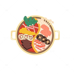 夏日火锅食物素材