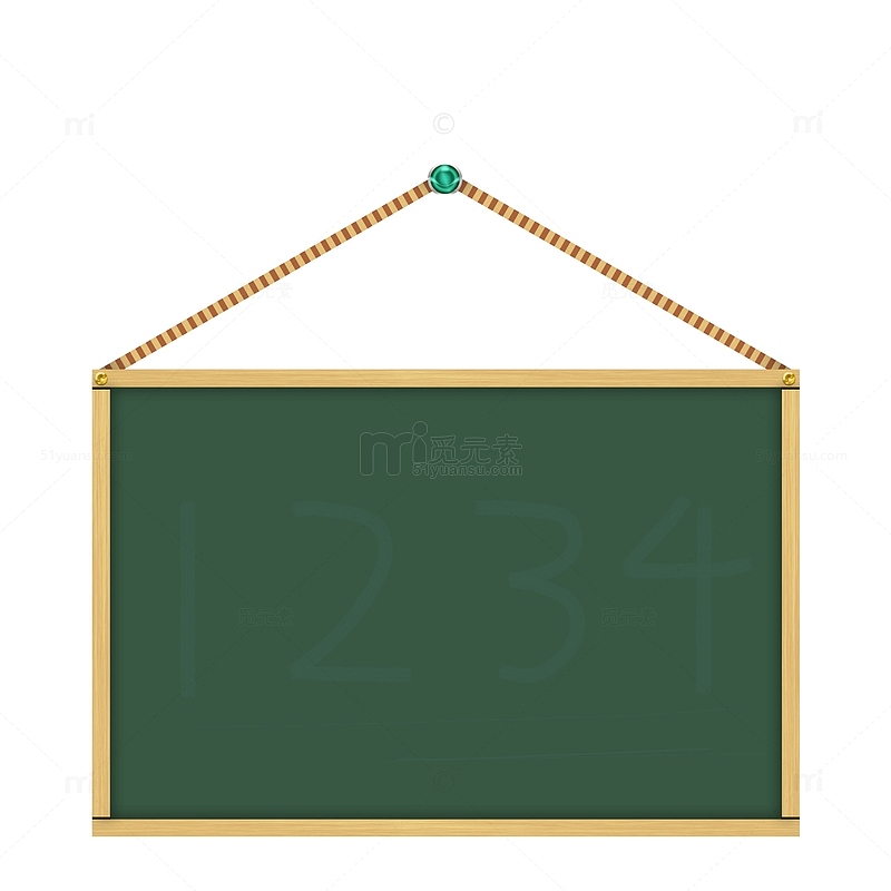 教师节开学季黑板报元素绿色黑板