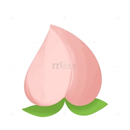 粉色爆汁水蜜桃