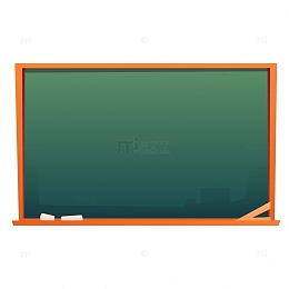 教师节开学季黑板报元素绿色