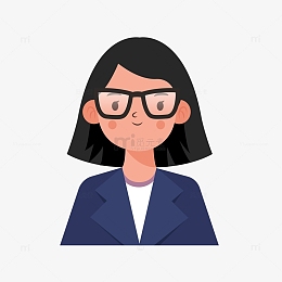 正装戴眼镜老师教师节