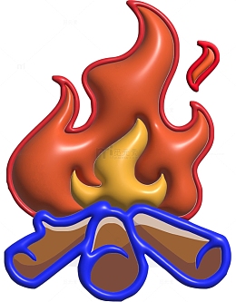 3D消防火焰火苗