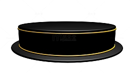 c4d黑金产品展台