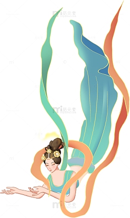 手绘中秋嫦娥