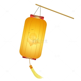手绘中秋节灯笼装饰元素
