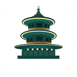 中国风天坛建筑元素