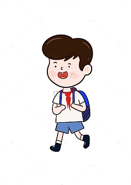 开学免扣人物学生幼儿元素背景