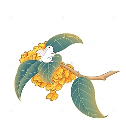 中秋节玉兔桂花
