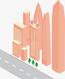 5d深圳城市手绘平安大厦