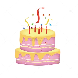 手绘生日蛋糕