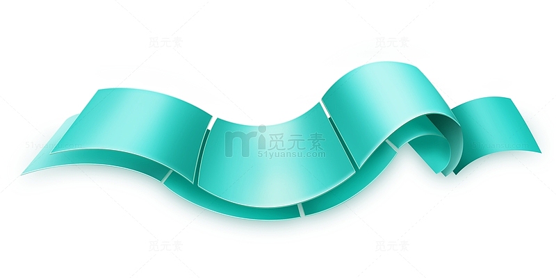 国潮电商庆祝国庆节标题飘带横幅元素