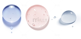 晶莹剔透水泡水泡泡气泡免扣水珠三款