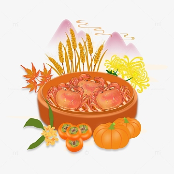 psdpng卡通扁平美食海鲜面元素素材插画png海鲜 鱼类png素材aipng手绘