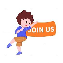 兴奋男子欢迎新成员的加入