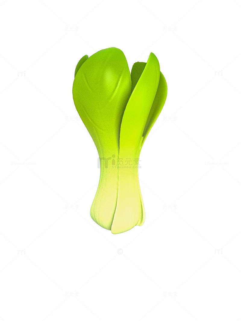 蔬菜3D菠菜小白菜青菜元素