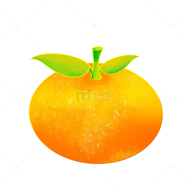 国潮大吉大利橘子金桔水果元素