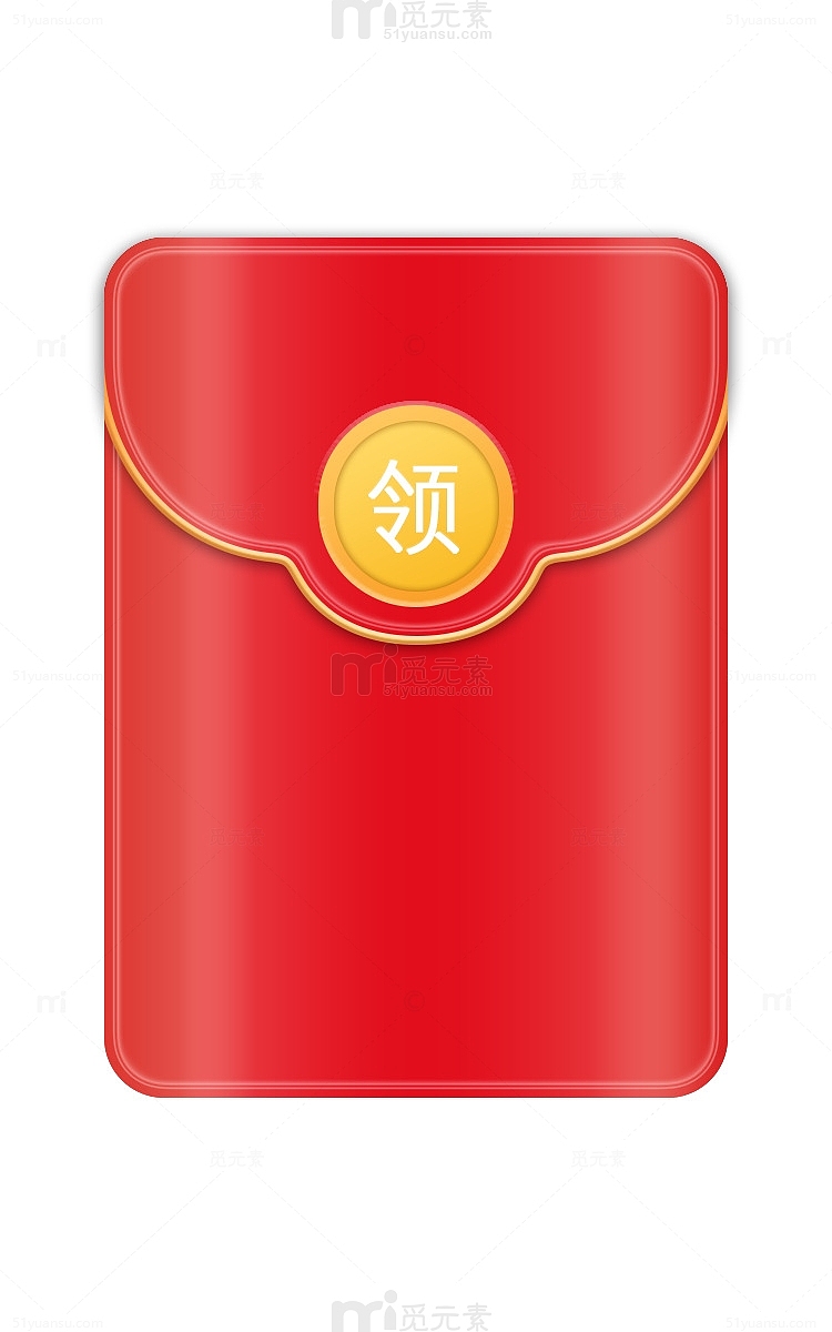 红色系双十一新年节日红包元素图