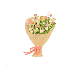 感恩节彩色鲜花