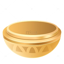 大促金色商品展示台子