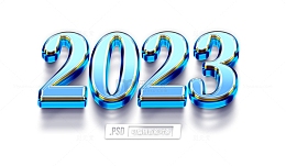 2023可编辑文字特效游戏水晶体